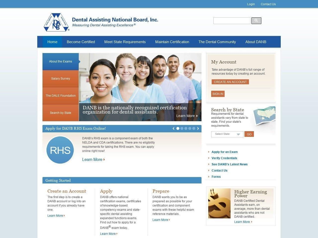 Dental Assisting National Board screenshot