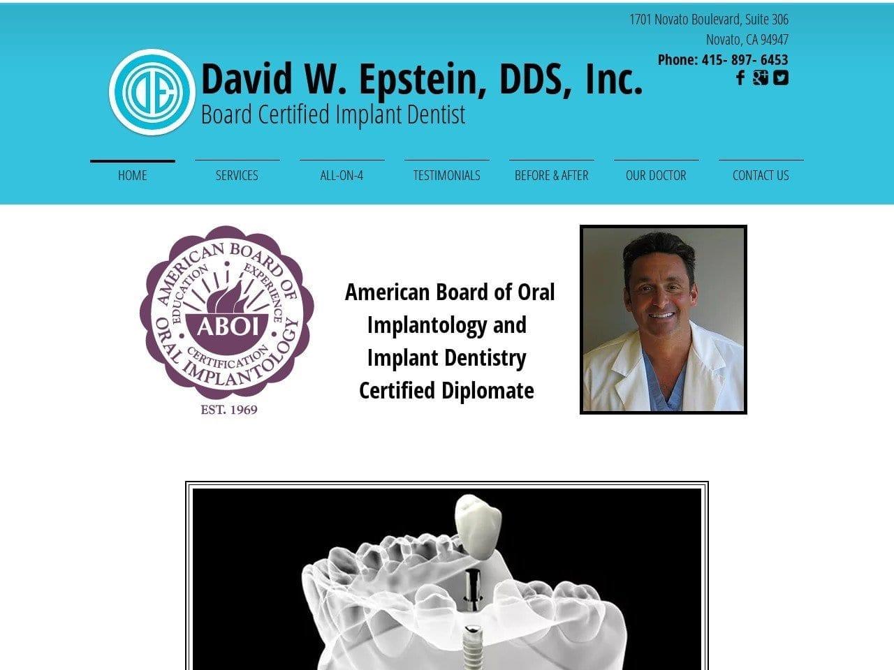 David W. Epstein Dds Inc Cosmetic Implant & Reco