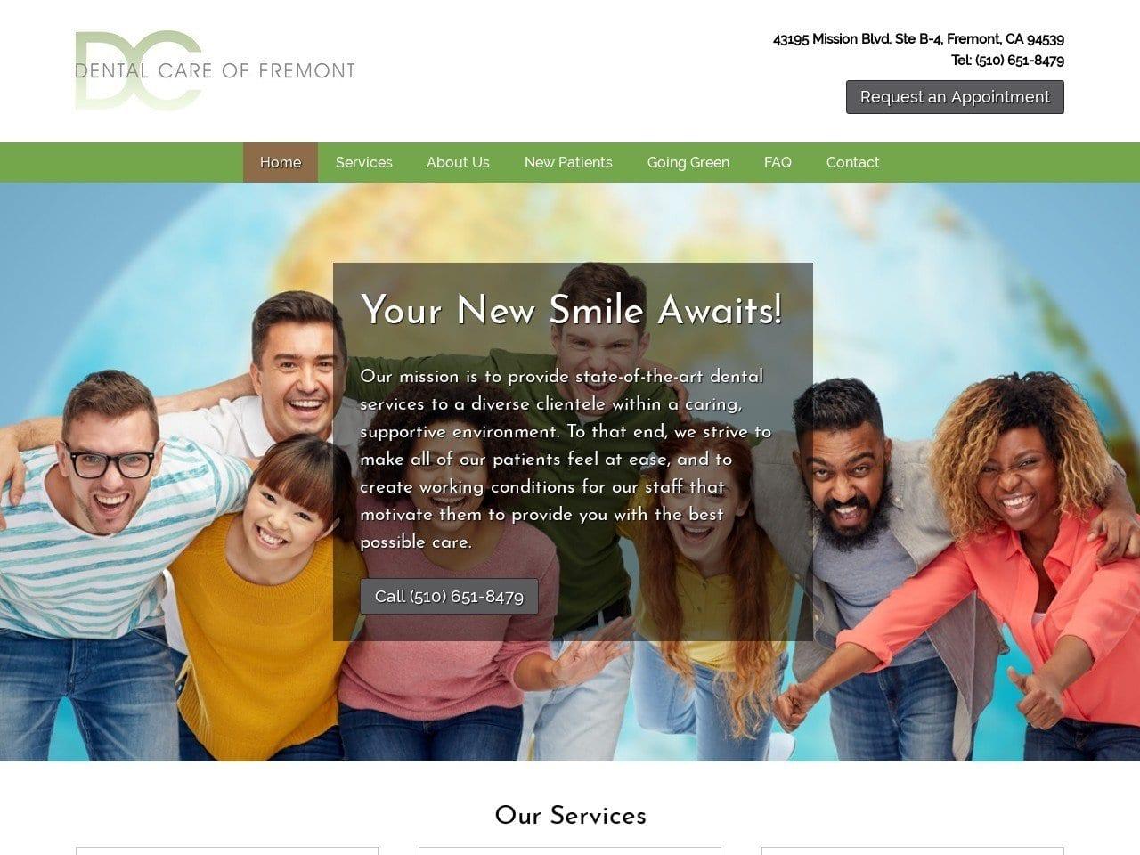 Dental Care Of Fremont screenshot
