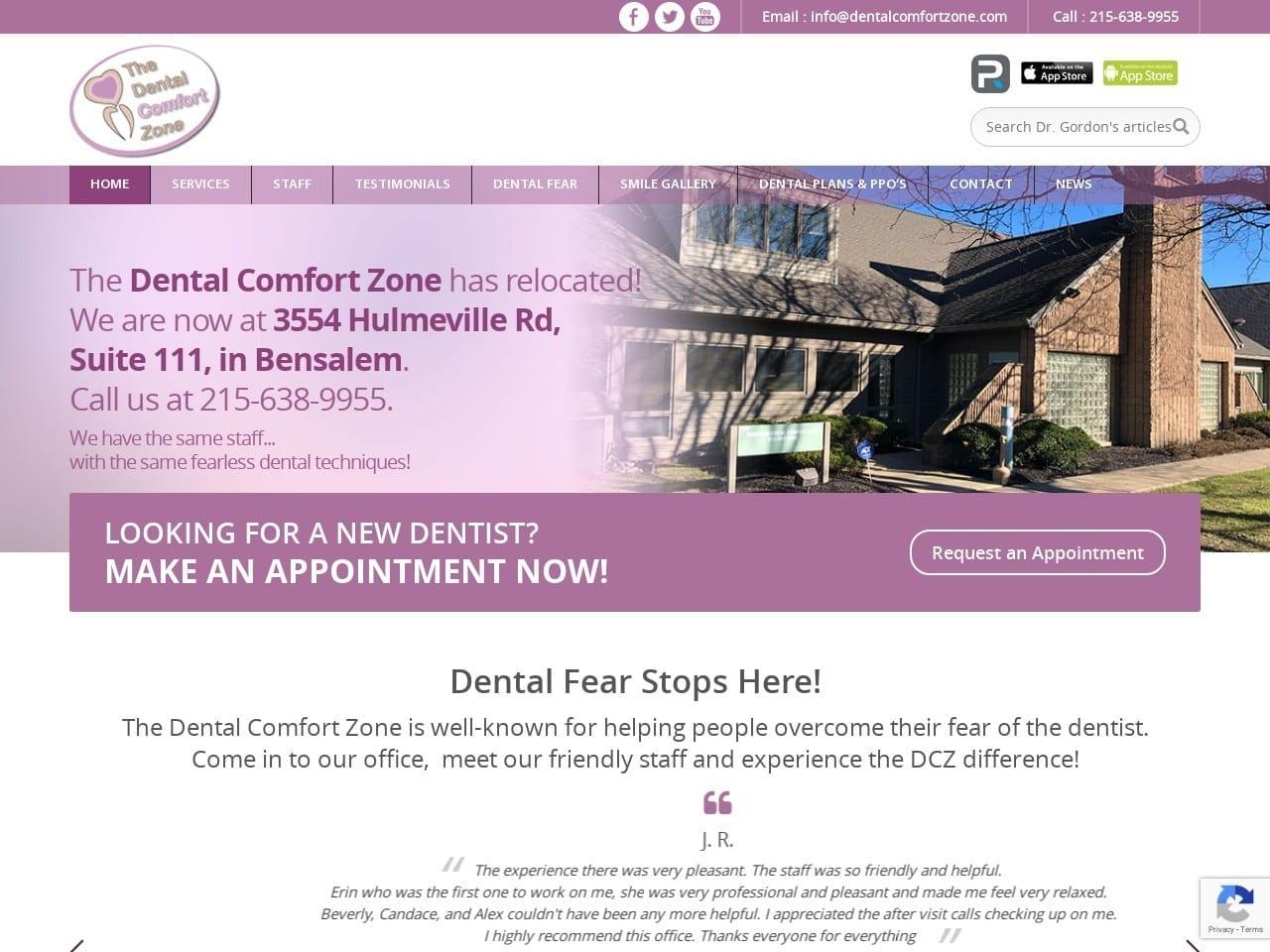 Dental Comfort Zone Gordon Jerry P DDS