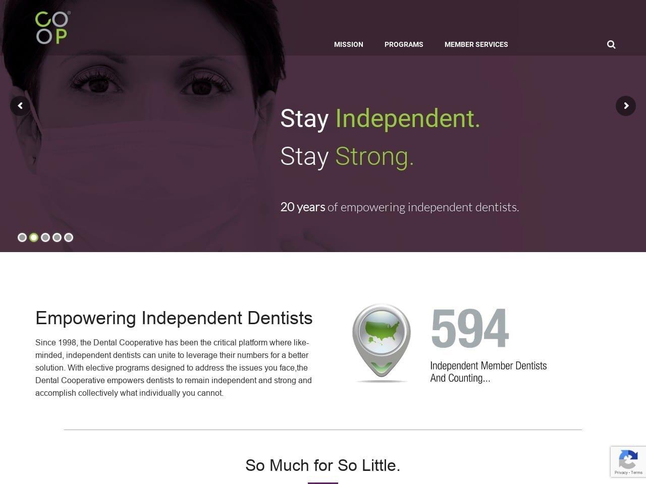 Dental Cooperative Inc screenshot