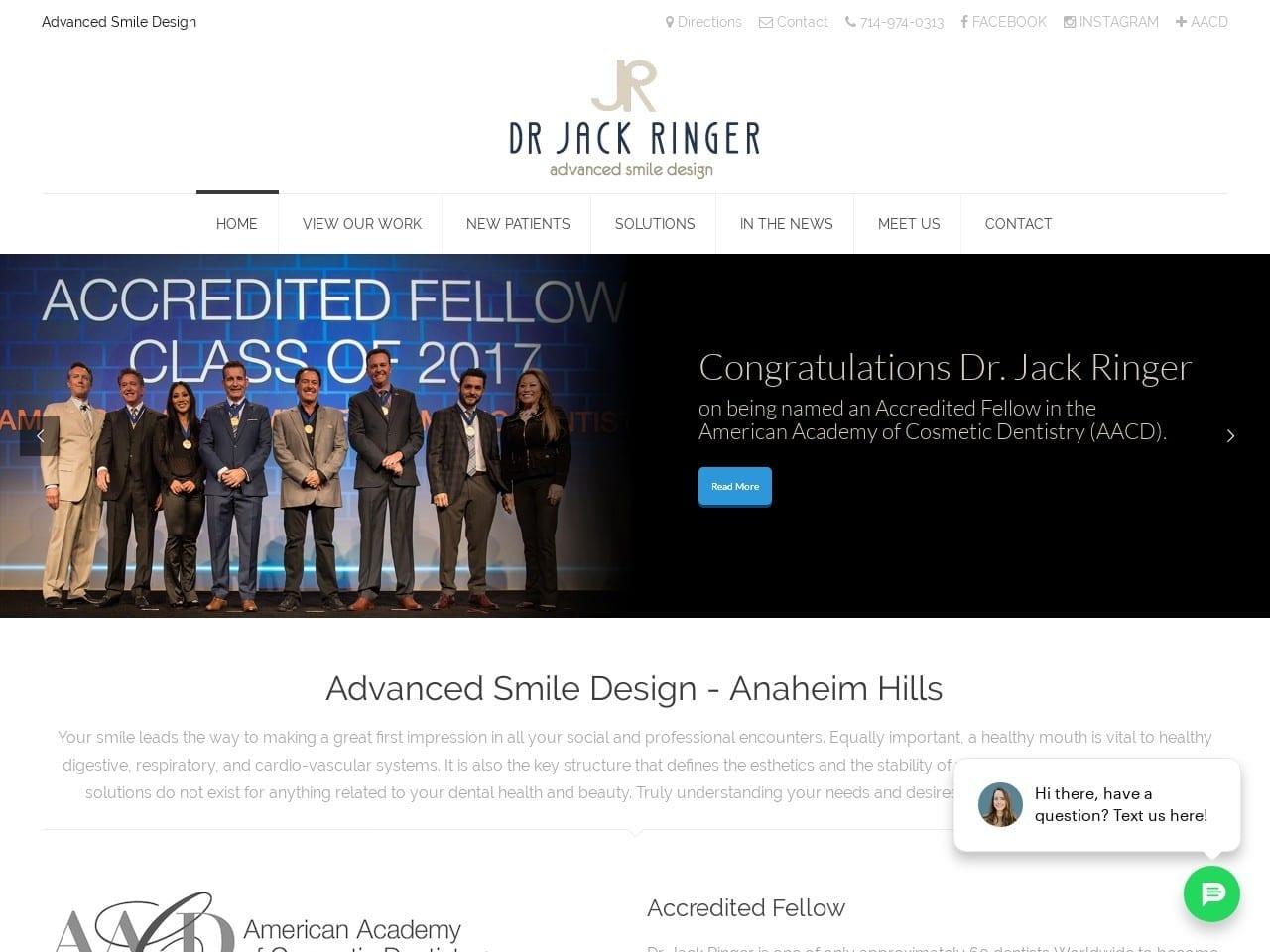 Jack Ringer Dds General & Cosmetic Dentistry Ringe