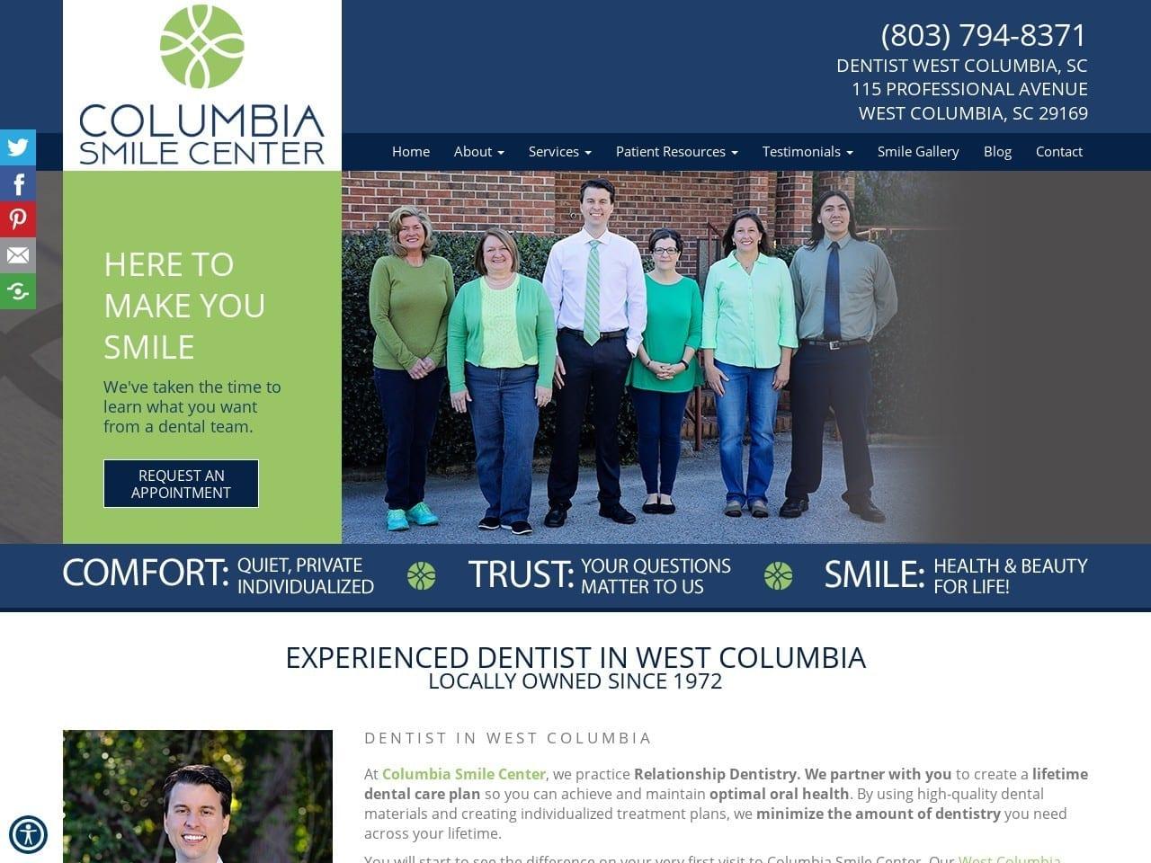 Columbia Smile Center screenshot