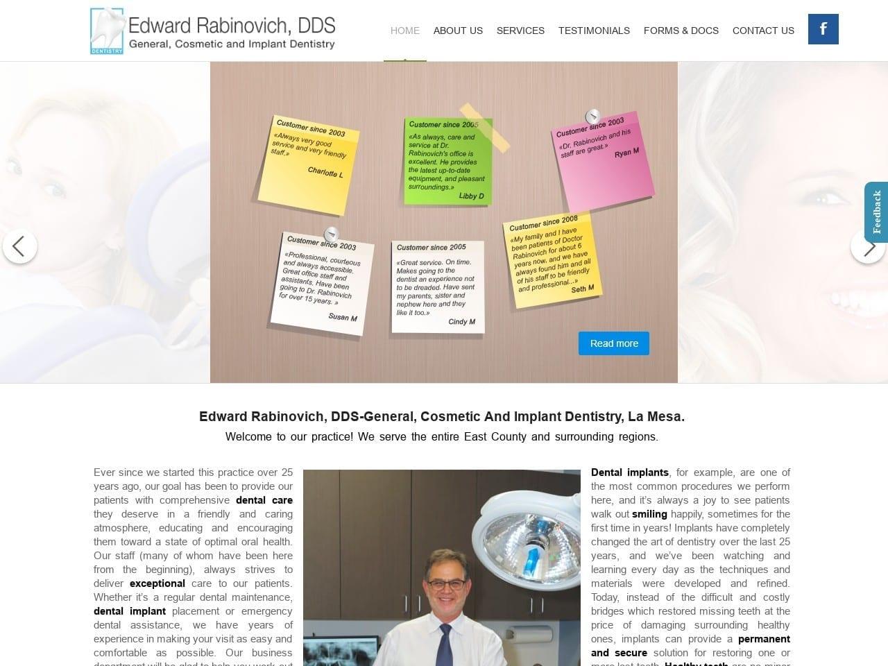 Rabinovich Edward DDS screenshot