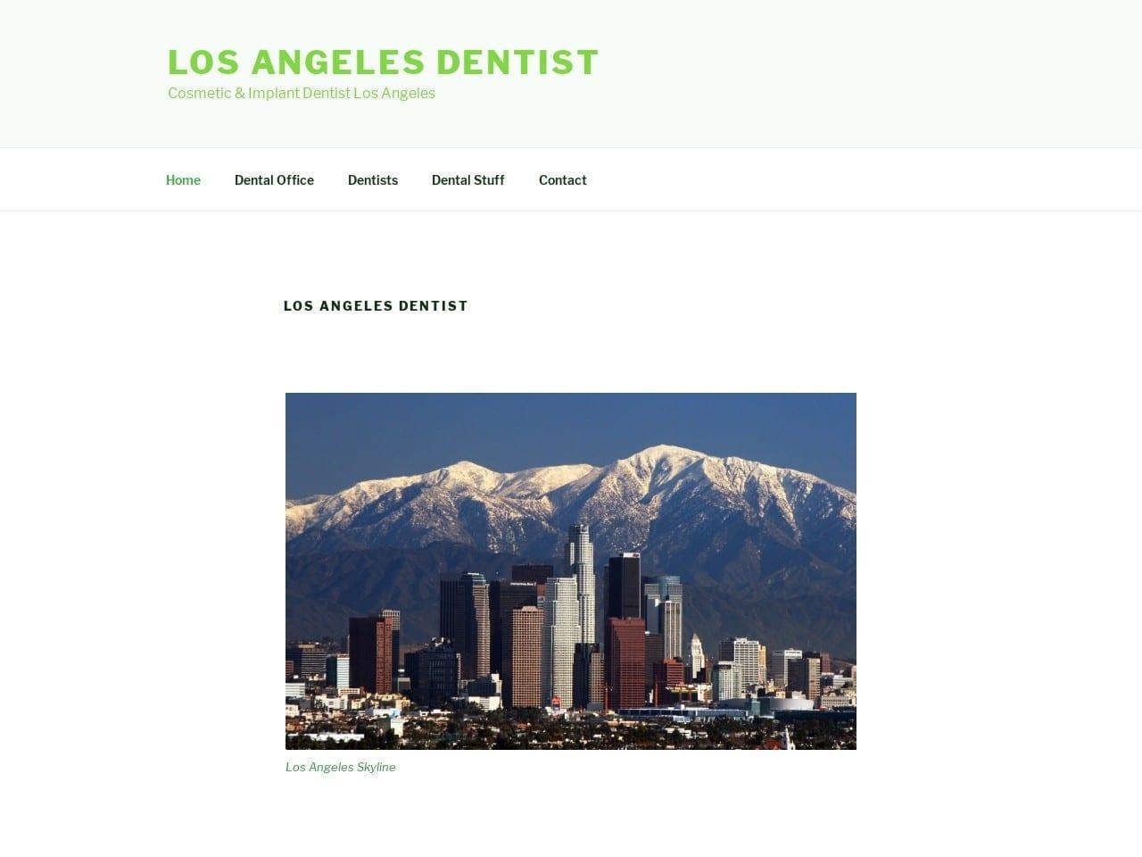 Dentist Los Angeles screenshot