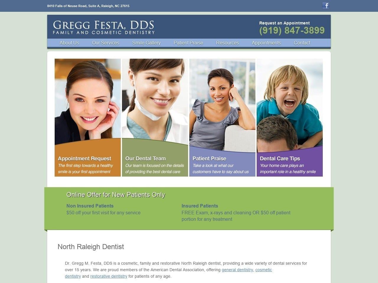 Dr. Gregg M. Festa DDS screenshot