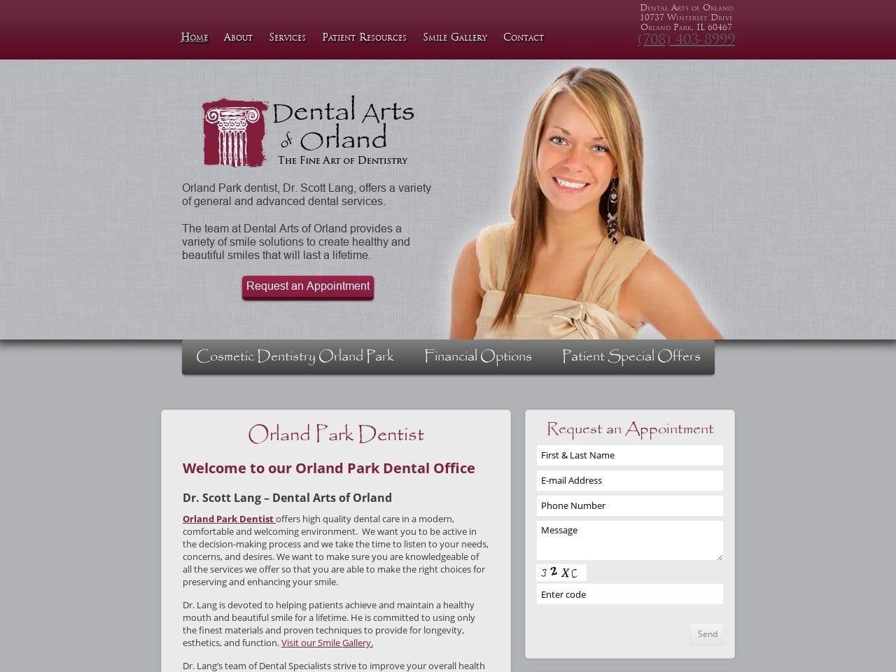 Dental Arts of Orland screenshot
