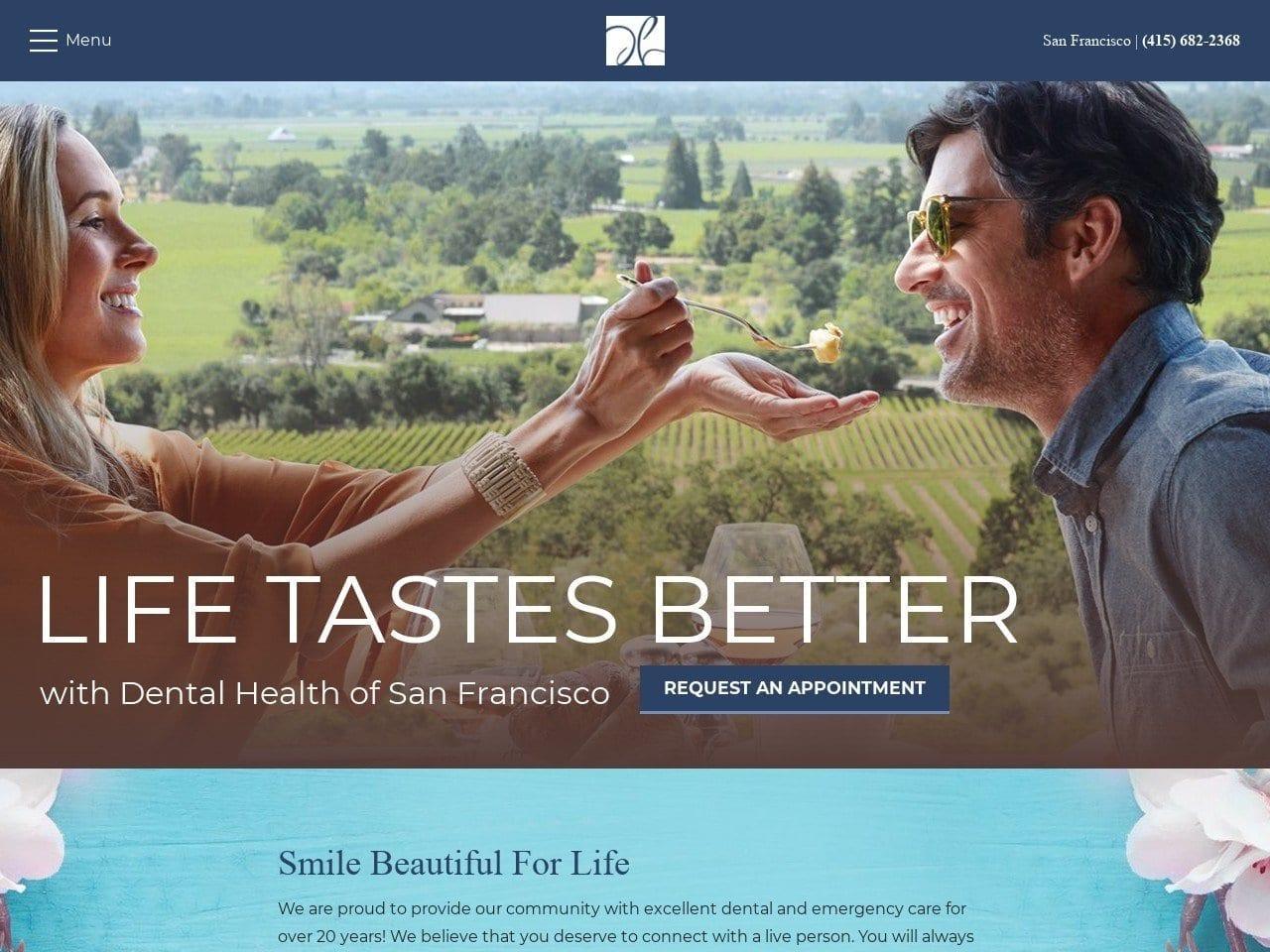 Dental Health Of San Francisco screenshot