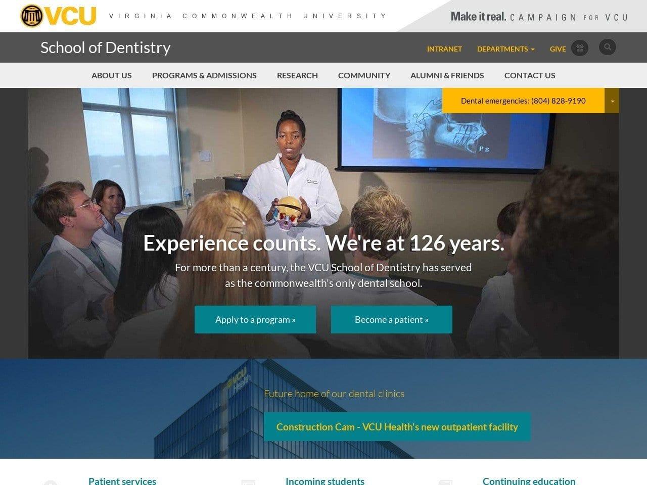VCU Oral & Maxillofacial screenshot