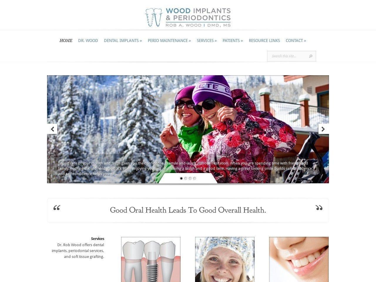 Dr. Rob Wood Dental Implants & Periodontics screenshot