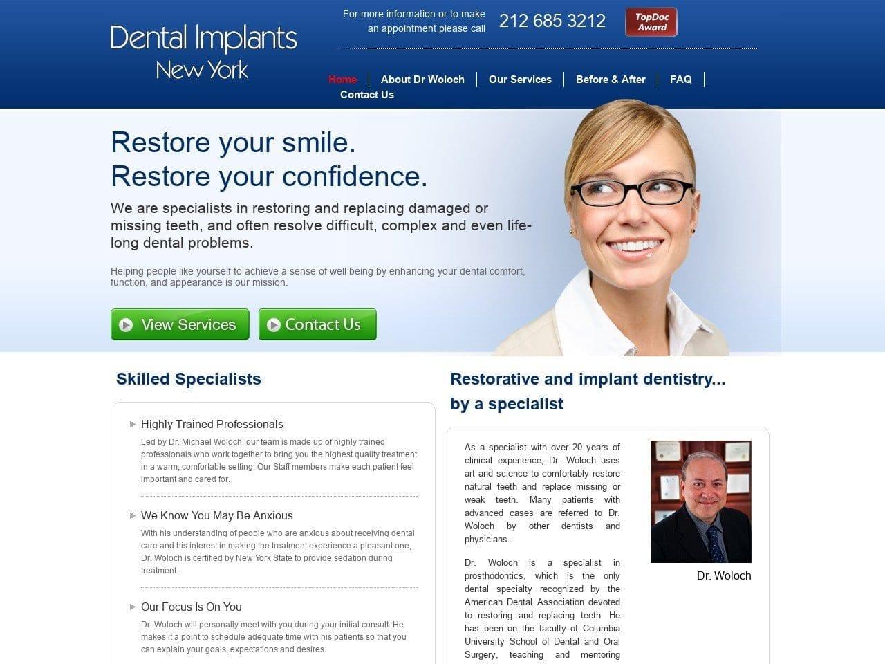 Dental Implants New York screenshot