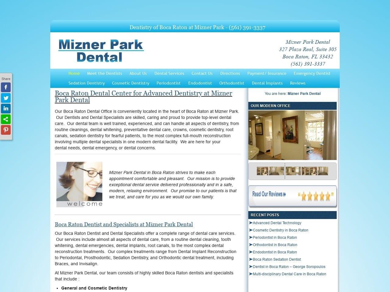 Mizner Park Dental (Home Of The Boca Raton Dentist screenshot