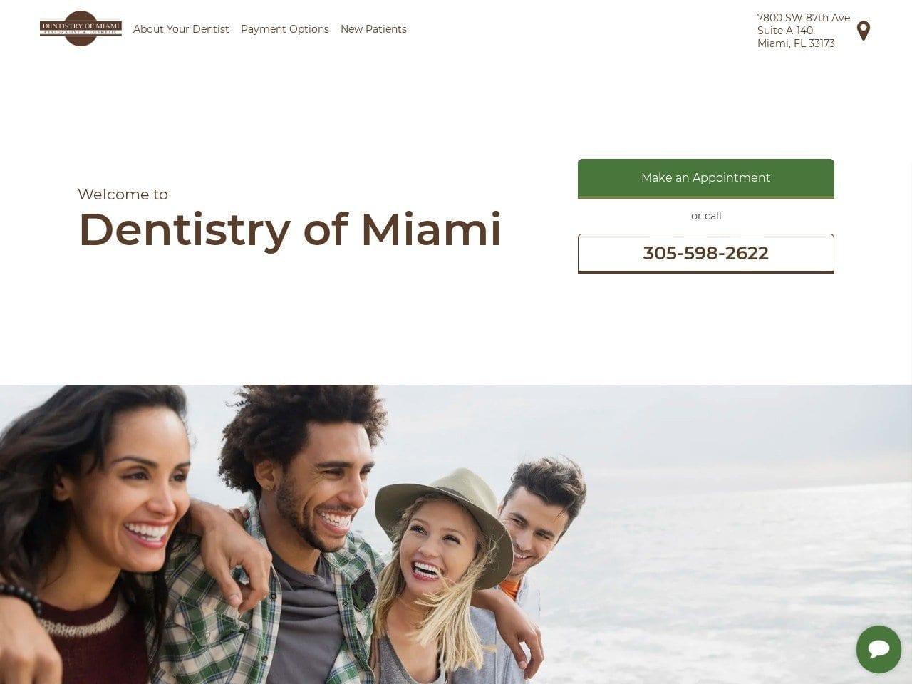 Dentistry of Miami screenshot