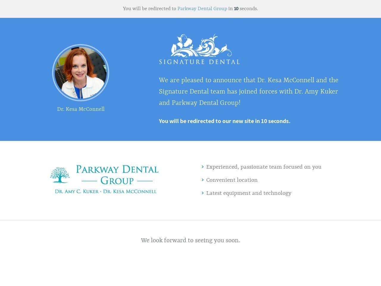 Signature Dental screenshot