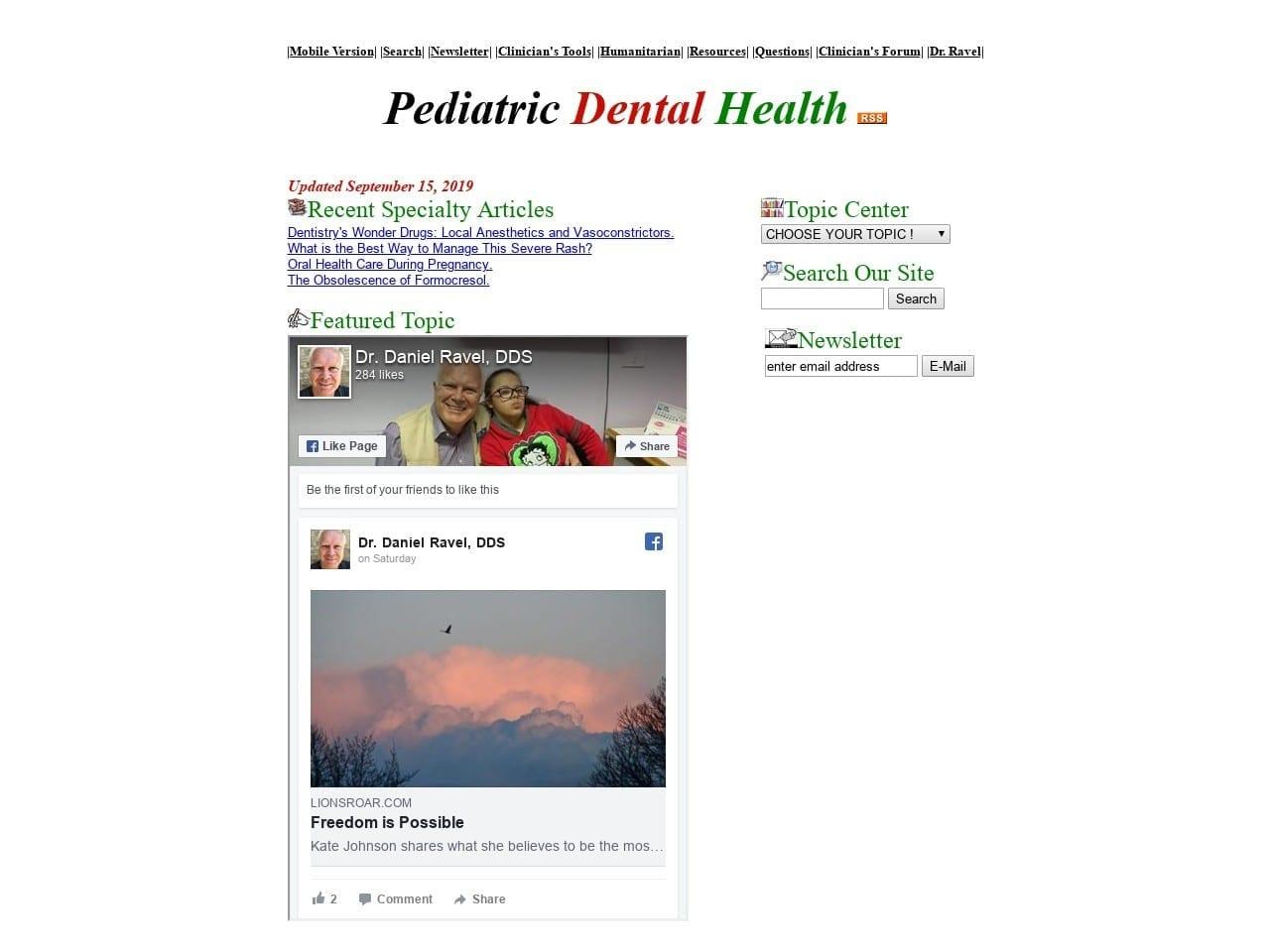 Dr. Daniel Ravel DDS Pediatric Dentist screenshot