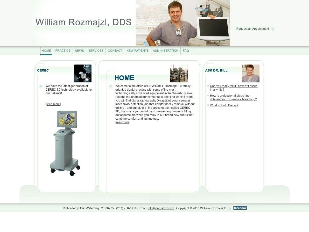 Dr. William F. Rozmajzl Jr. screenshot
