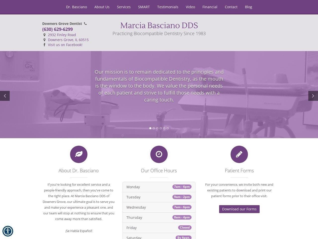 Basciano Dentist screenshot