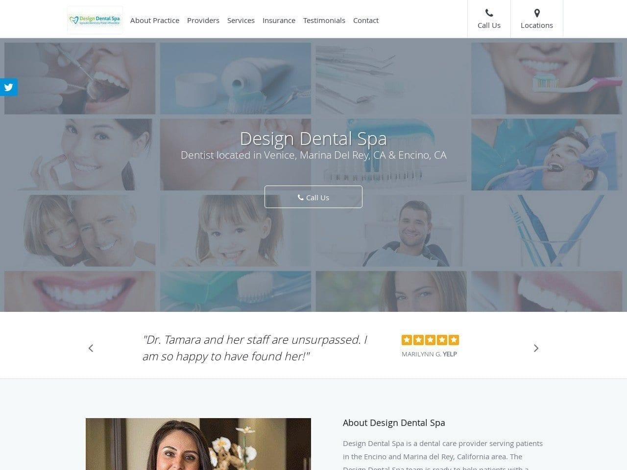 Design Dental Spa Tamara Matevosyan DDS screenshot