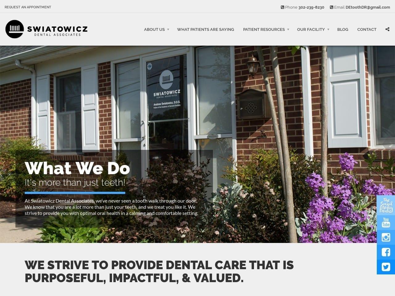 Swiatowicz Dental Associates screenshot