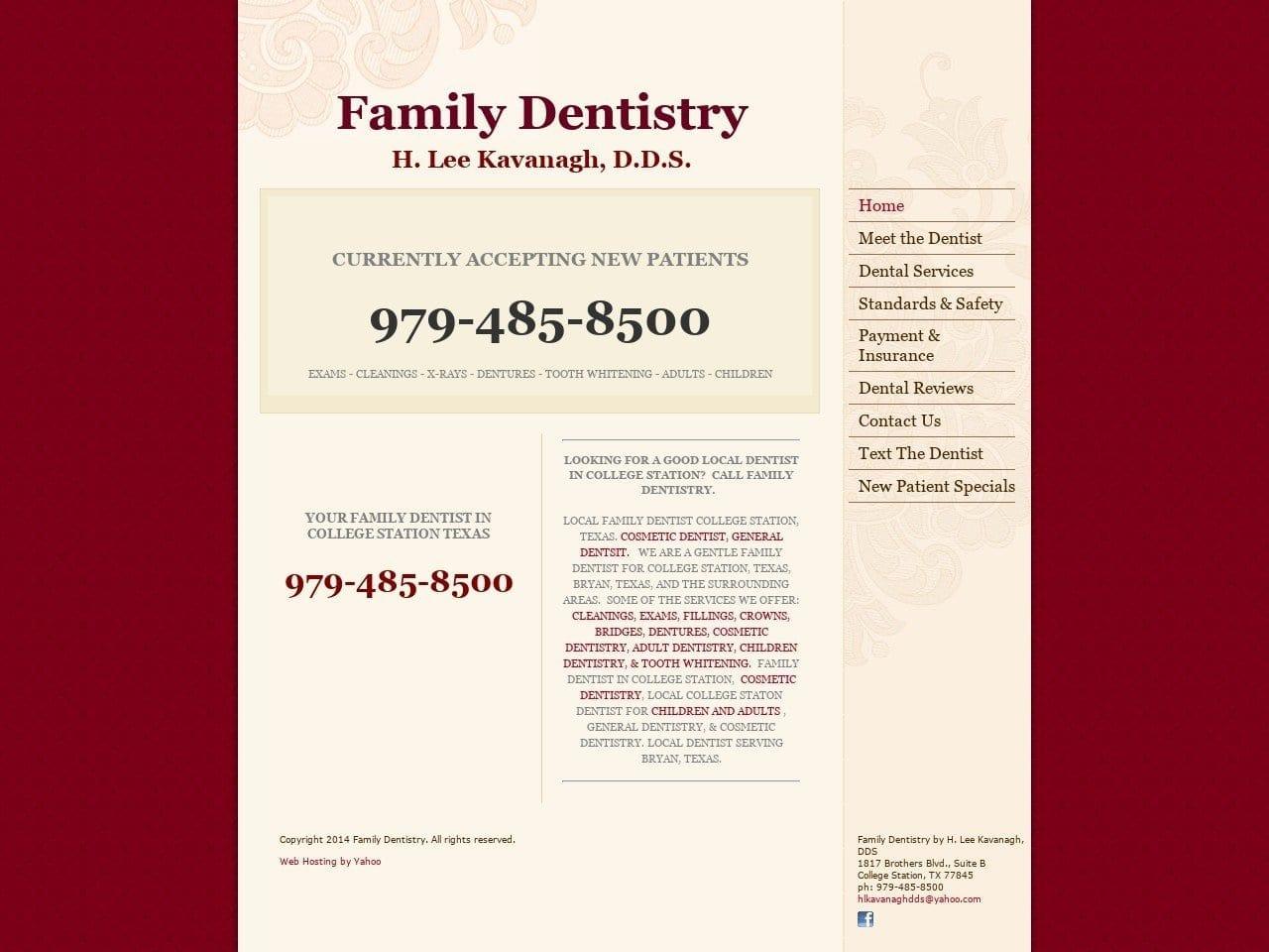 Family Dentistry H. Lee Kavanagh, DDS