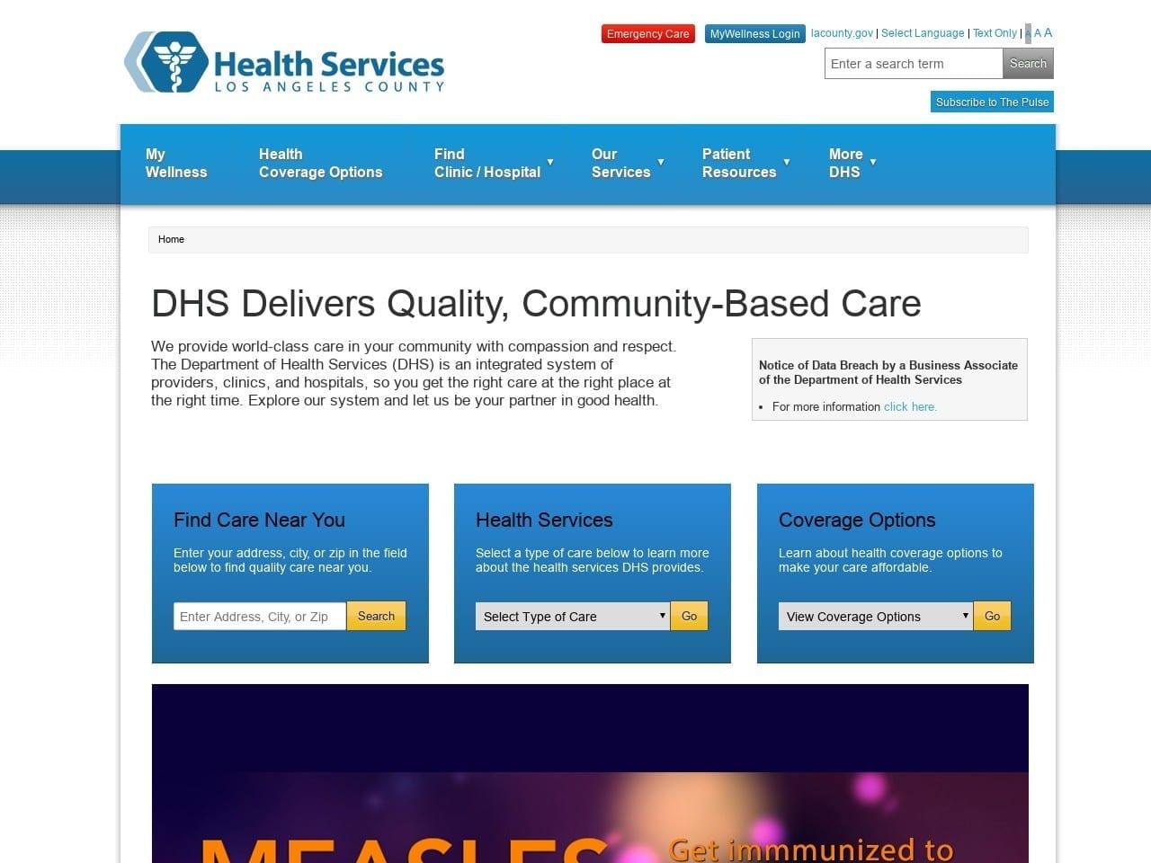 El Monte Comprehensive Health Center screenshot