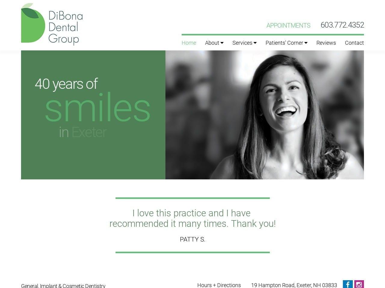 DiBona Dental Group screenshot