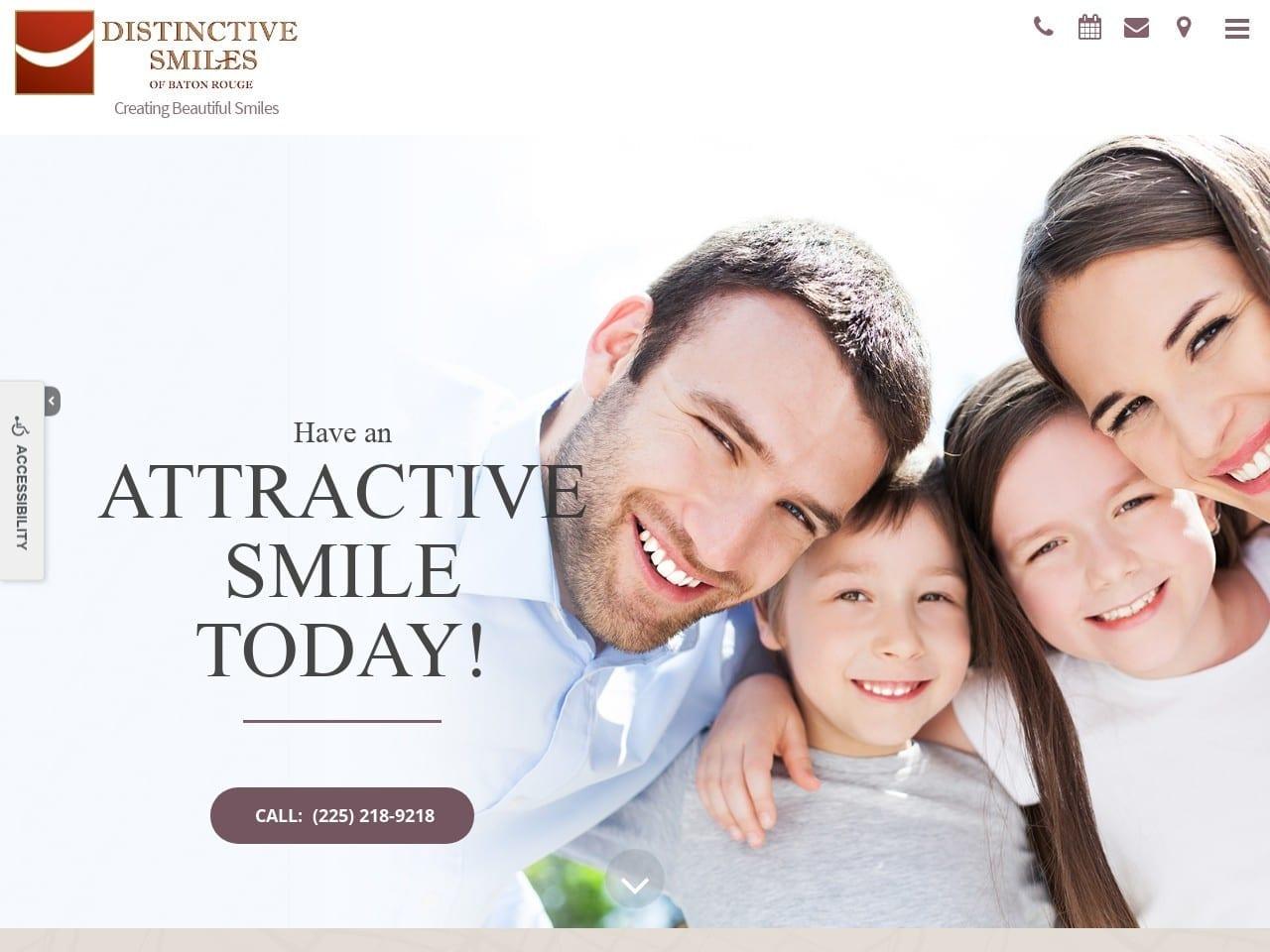 Distinctive Smiles Of Baton Rouge Sancerie Orourke screenshot