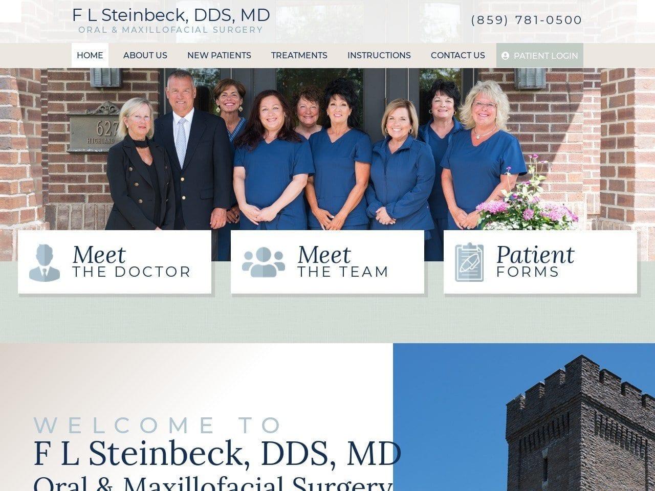 F. L. Steinbeck D.D.S. M.D. screenshot