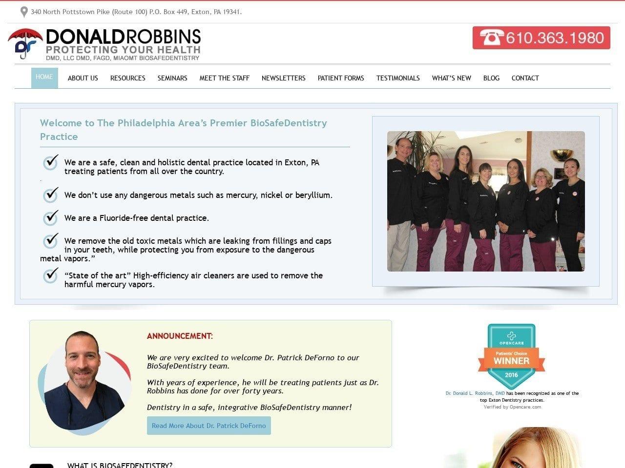Dr. Donald Robbins DMD screenshot