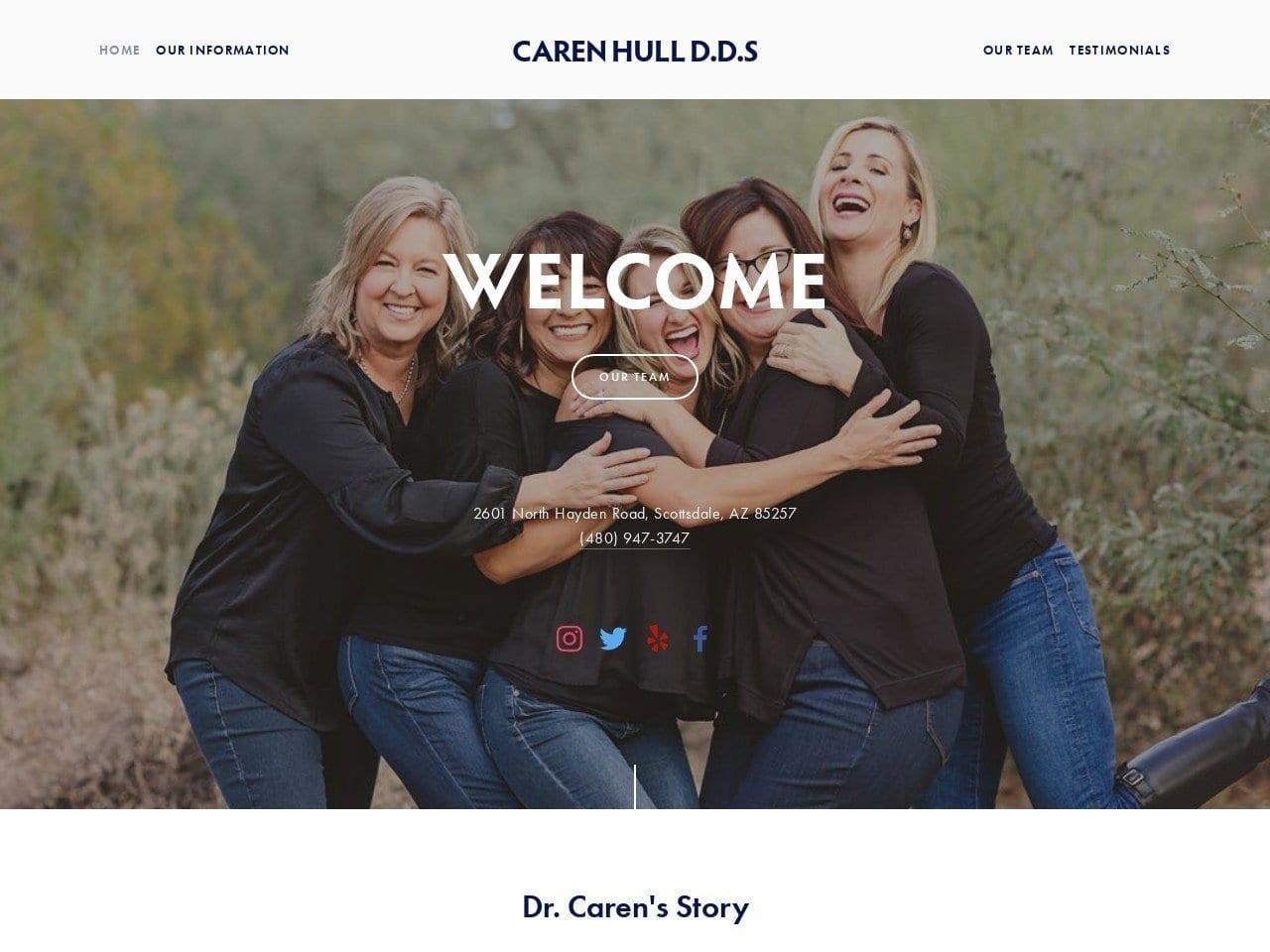 Dr. Caren P. Hull DDS screenshot