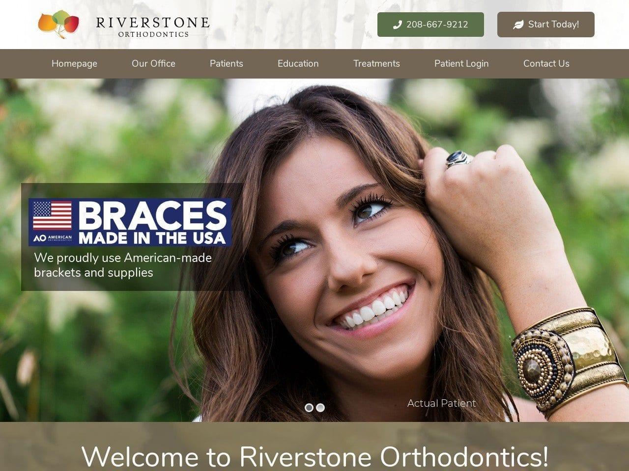 Riverstone Orthodontics screenshot