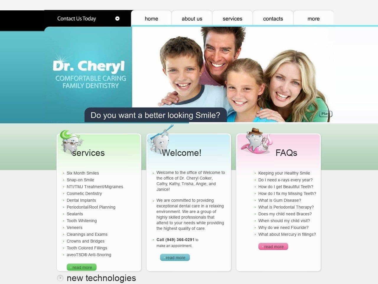 Colker Cheryl DDS screenshot