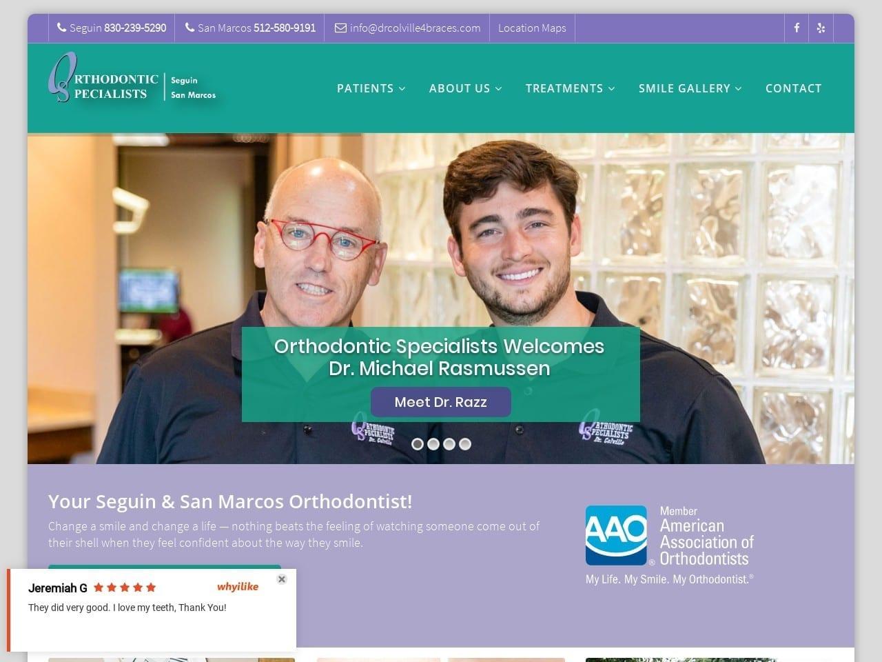 Orthodontic Specialists Colville Clark D DDS