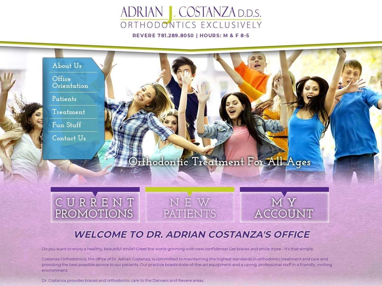 Dr. Adrian Costanza Orthodontics