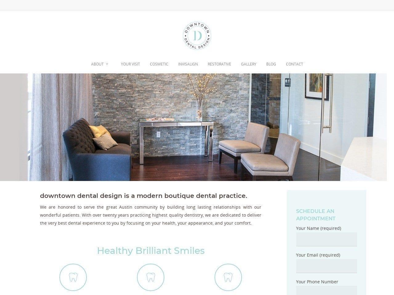 Negar Eslami DDS FAGD Downtown Dental Design screenshot