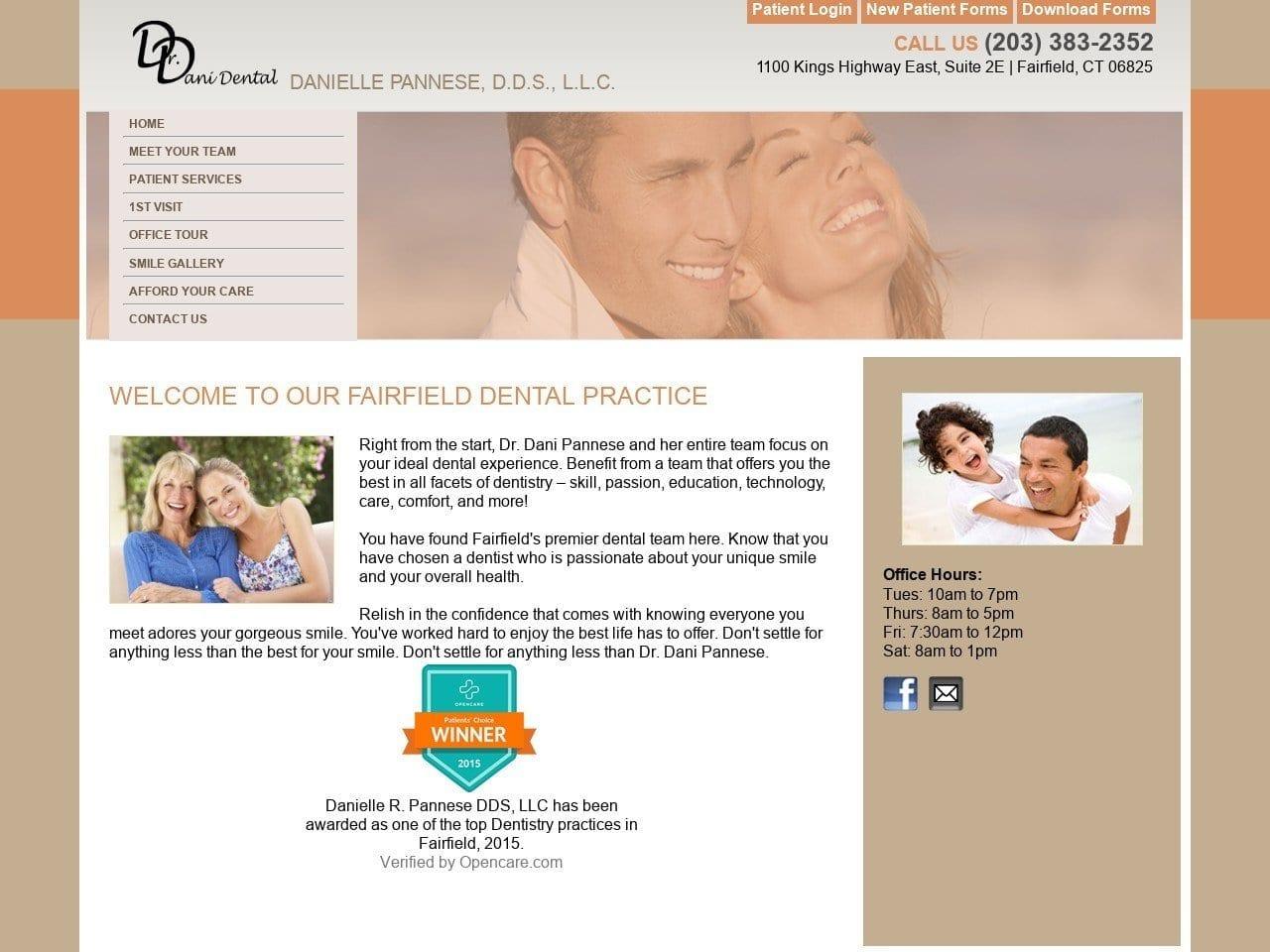 Danielle R. Pannese DDS LLC screenshot