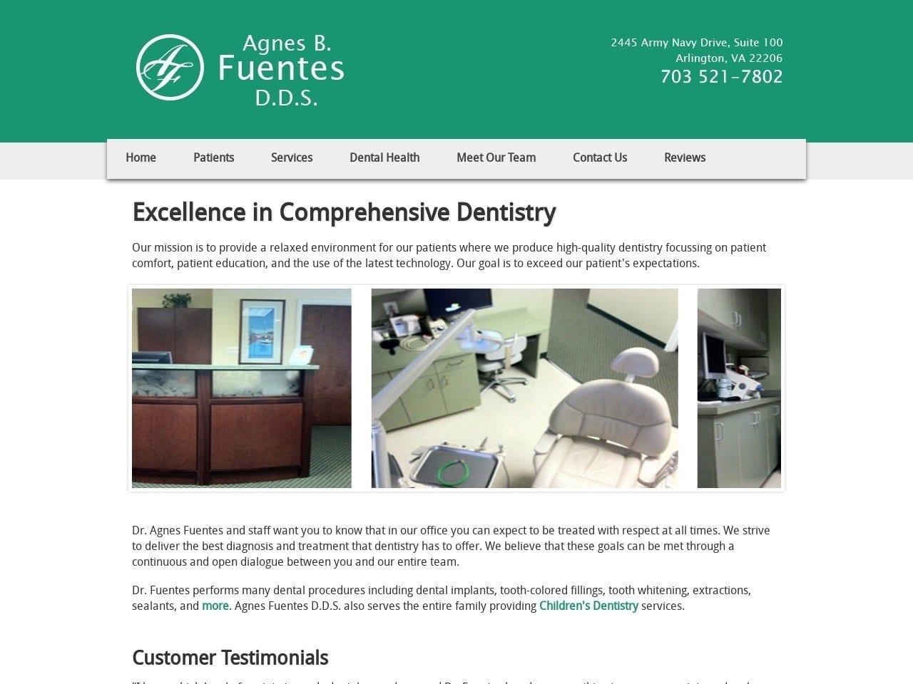 Fuentes Agnes B DDS screenshot