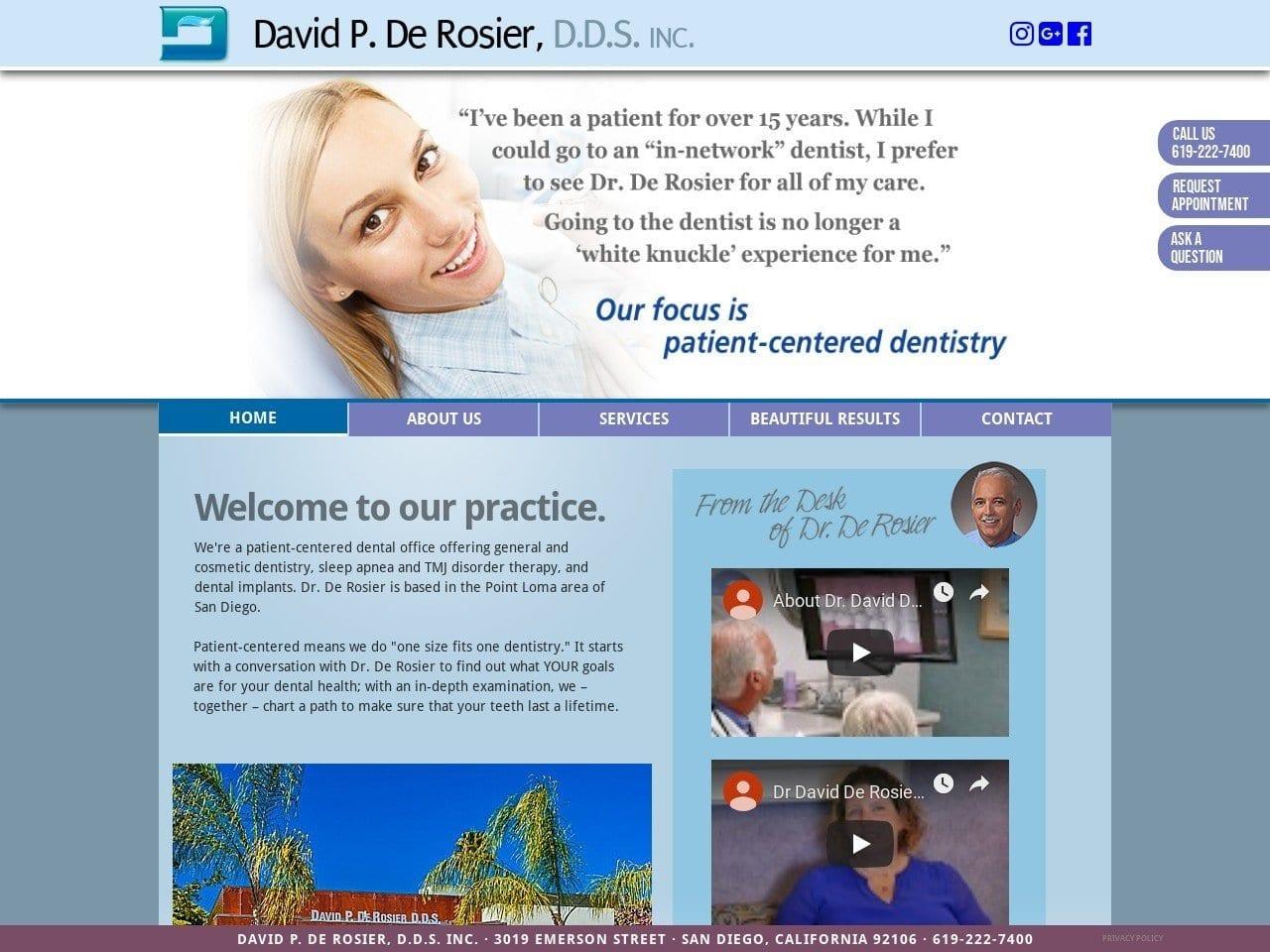 Dr. De Rosier D.D.S.