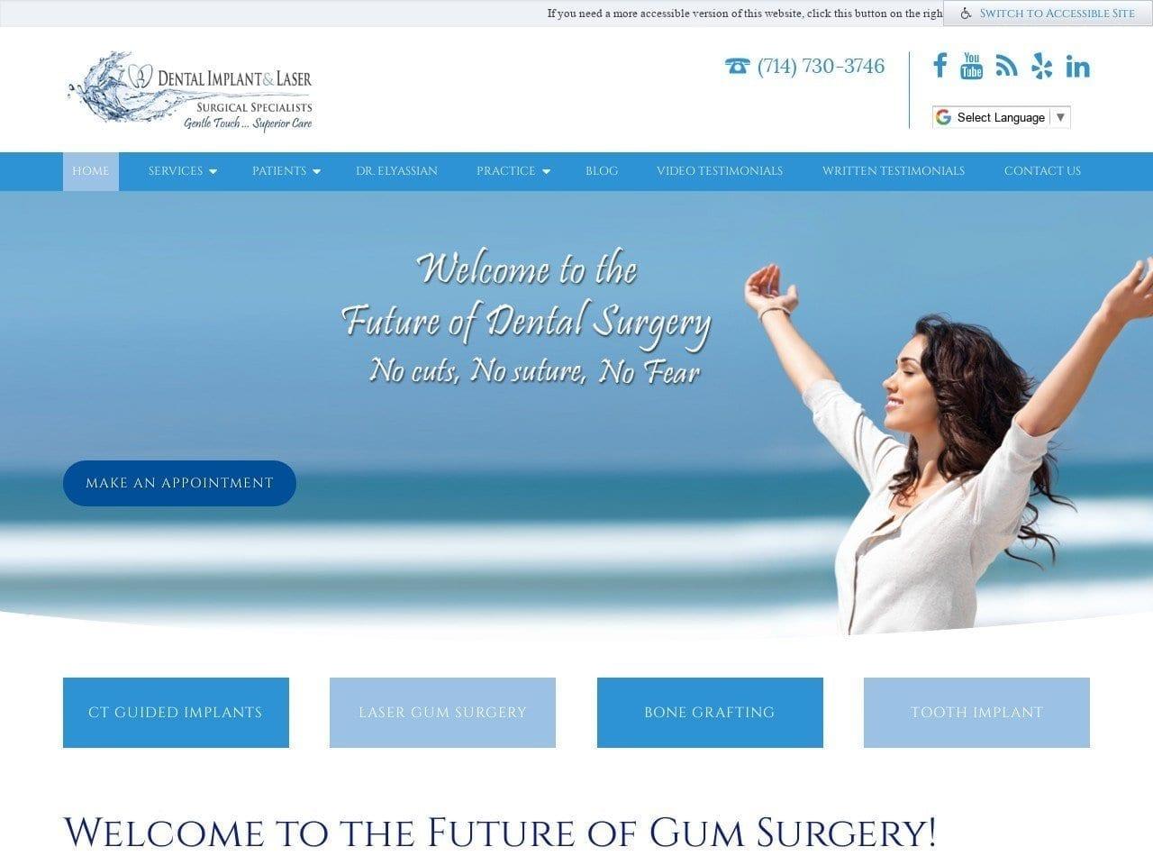 Dental Implants & Laser Surgical Specialists screenshot
