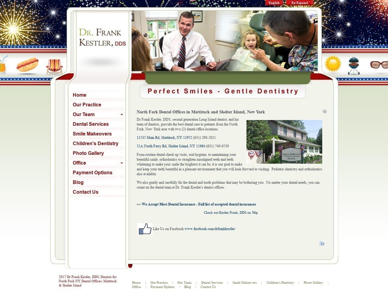 Dr. Francis A. Kestler DDS screenshot