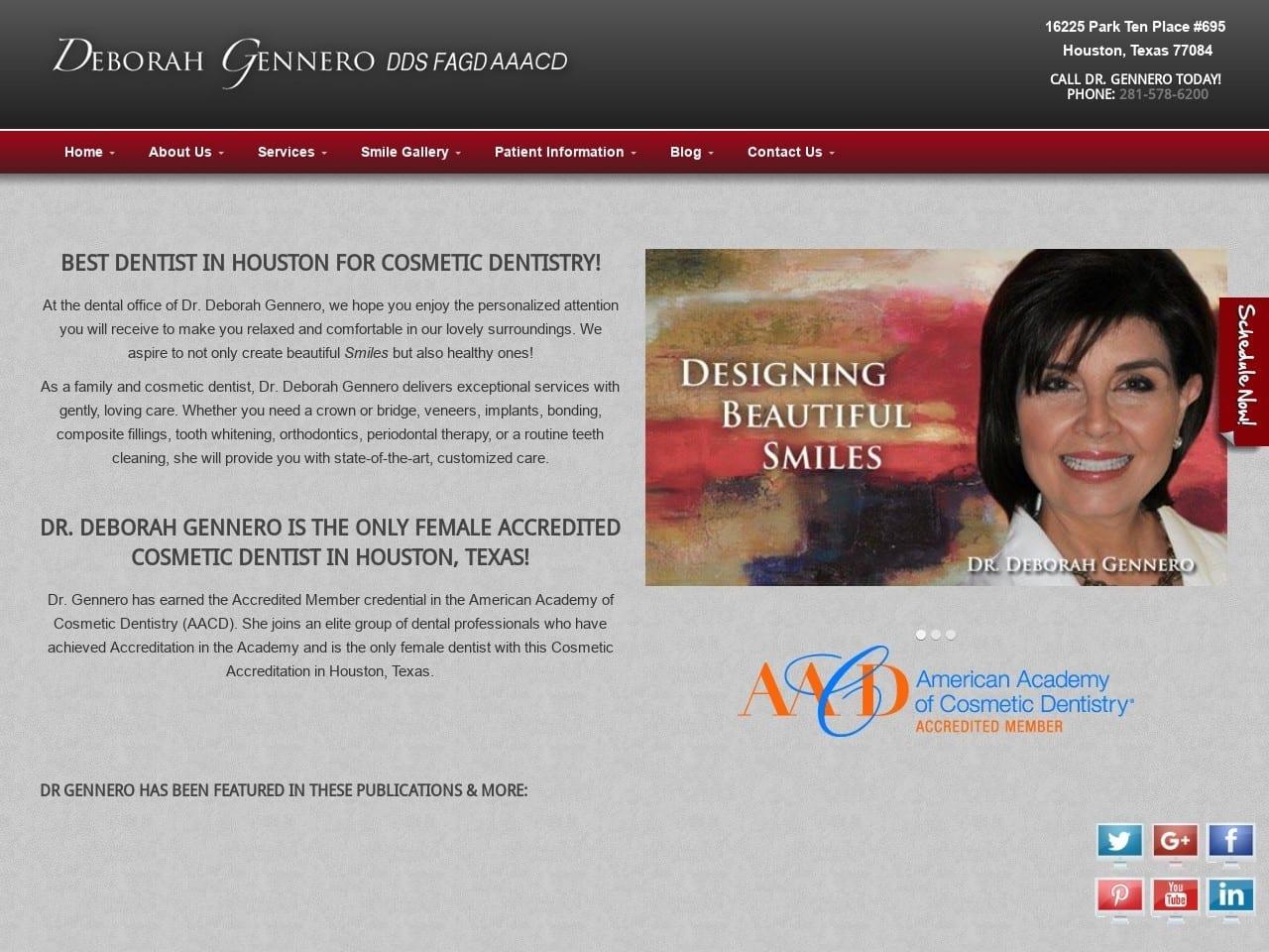 Deborah Jo Gennero DDS screenshot