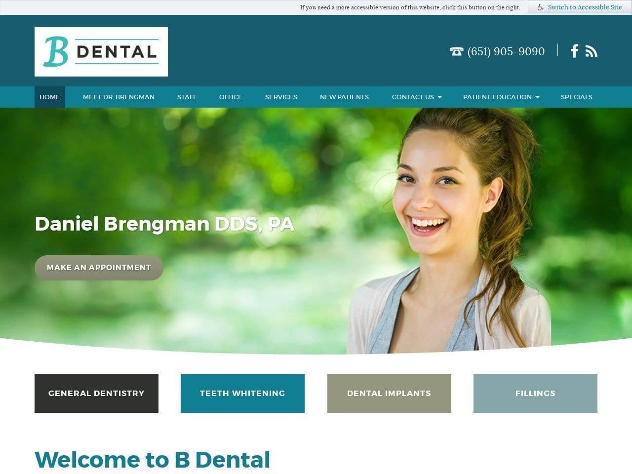 Daniel Brengman DDS PA screenshot