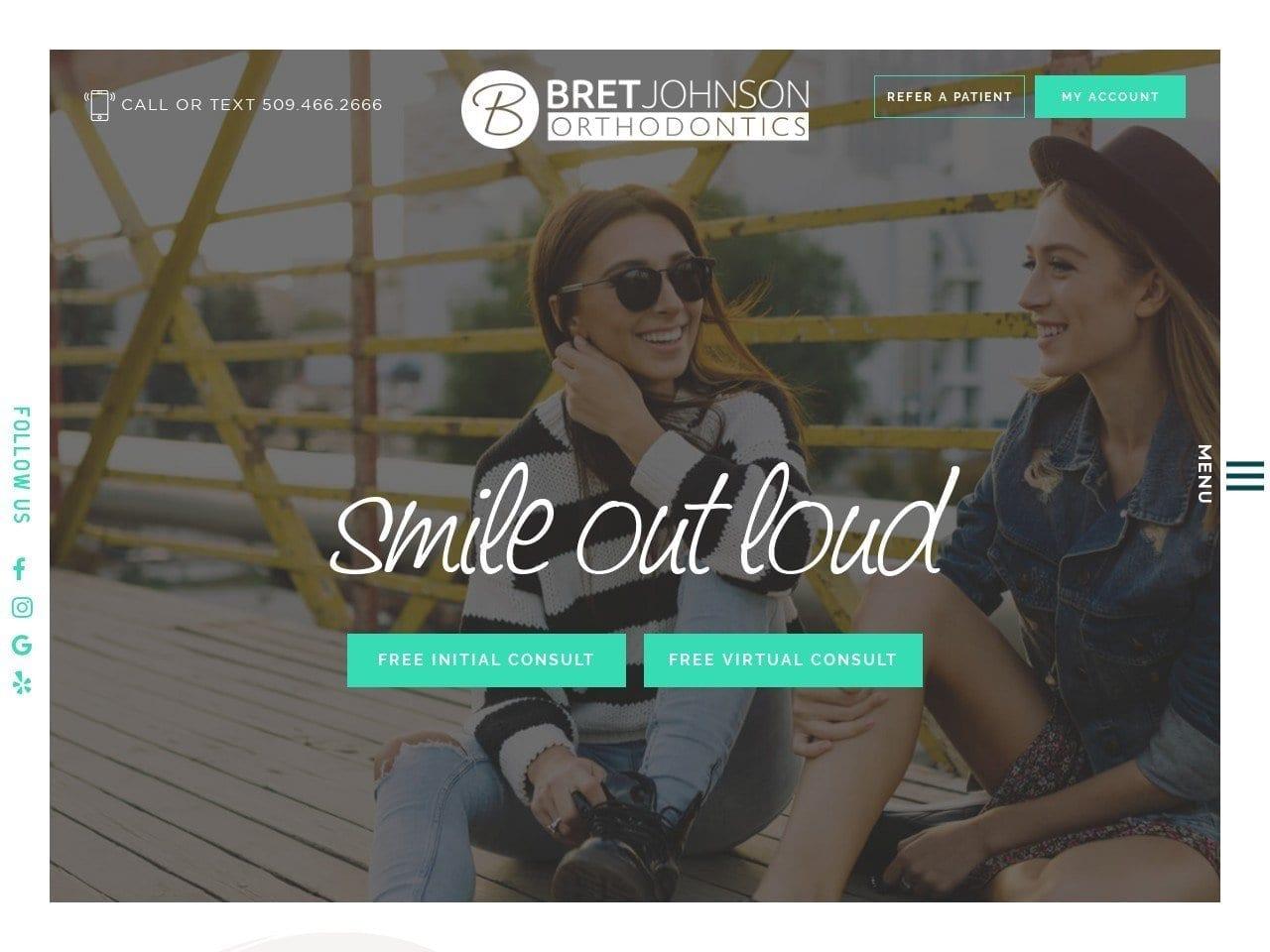 Bret Johnson Orthodontics screenshot