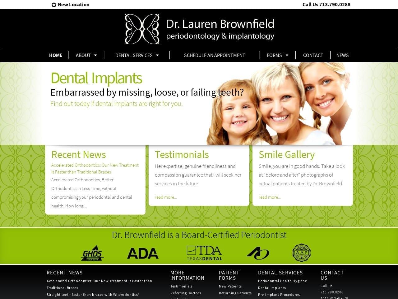Dr. Lauren Brownfield Dds Ms screenshot