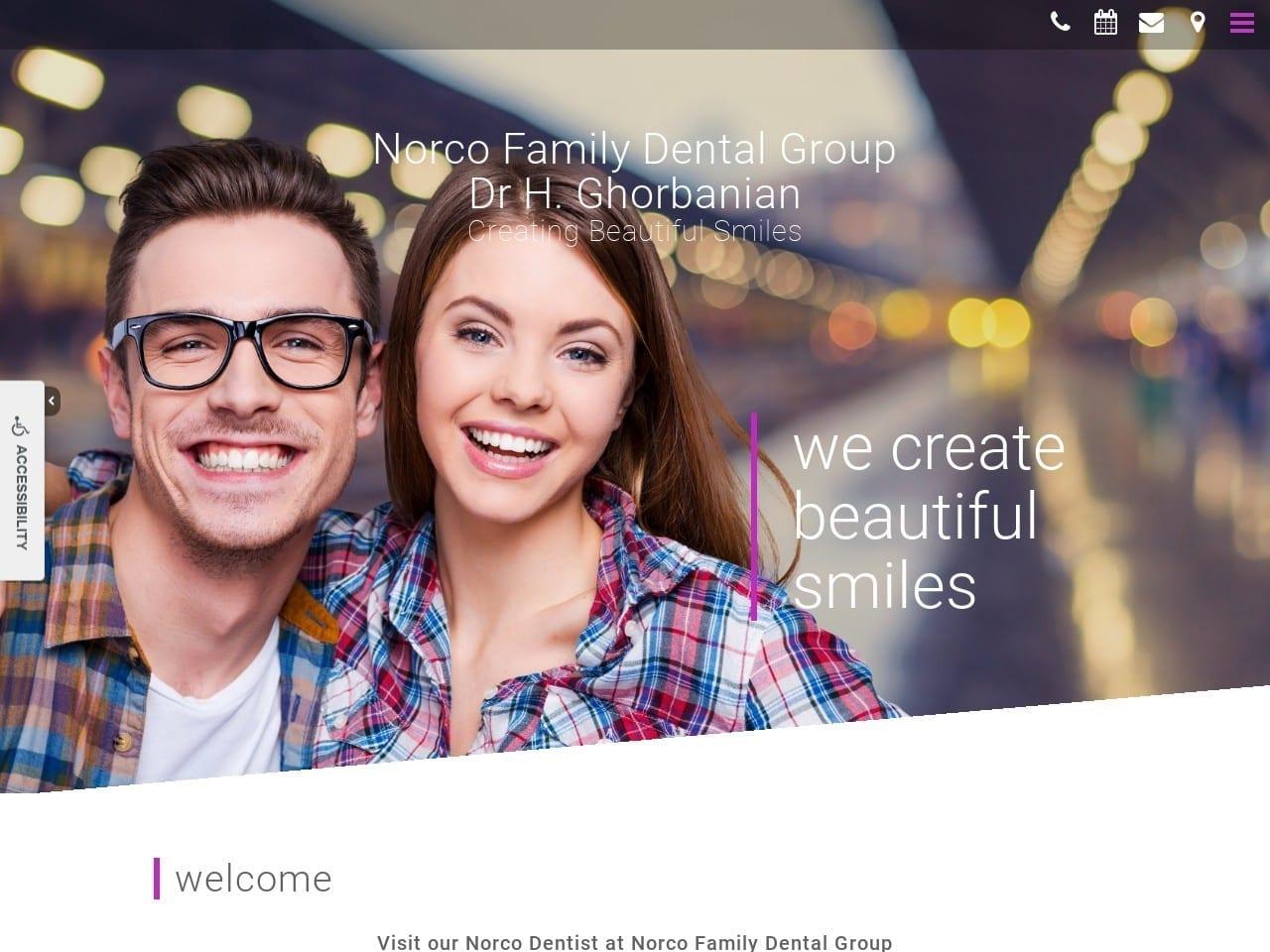 Norco Family Dental Group Ghorbanian Hamed DDS