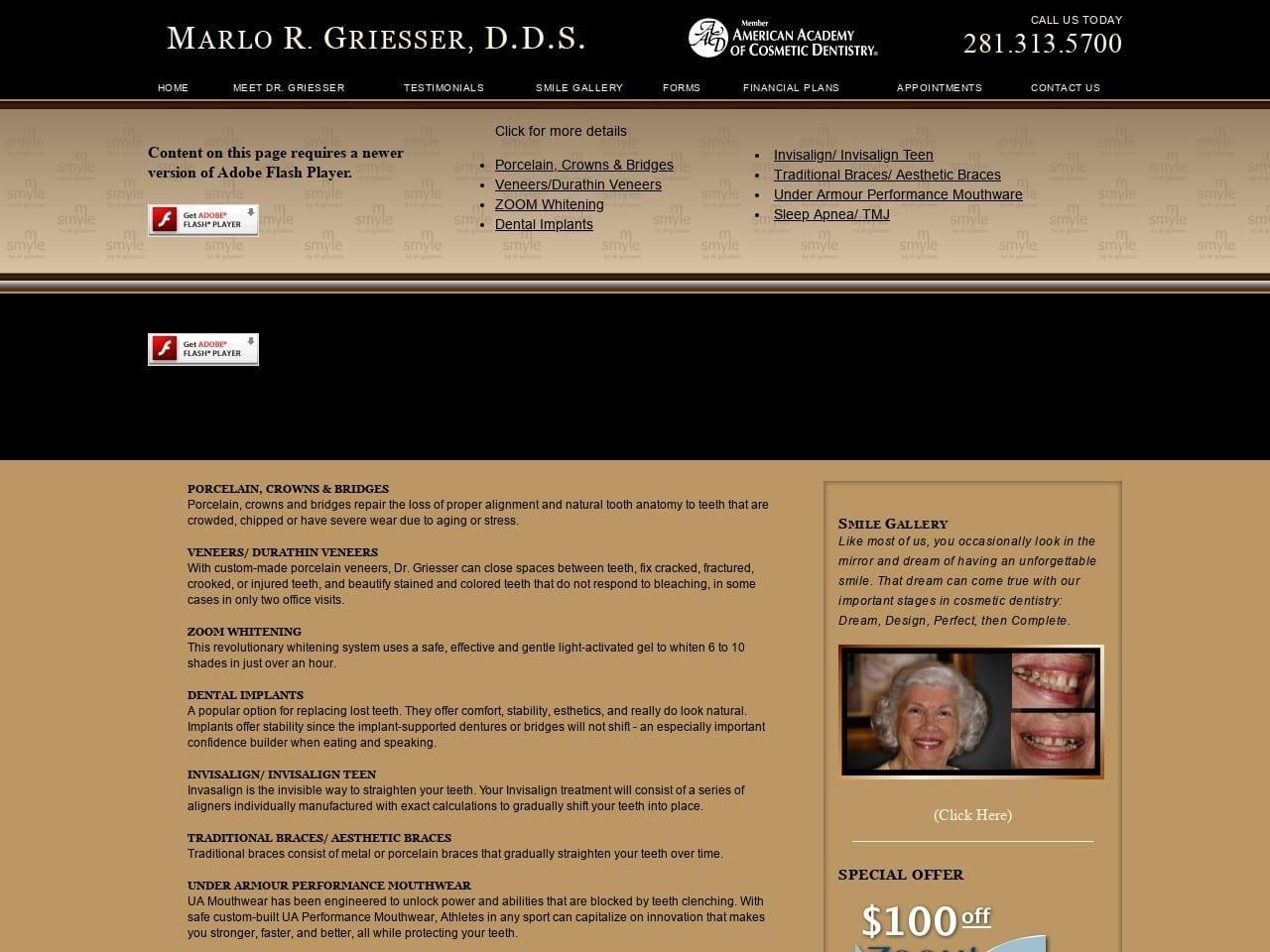 Griesser Marlo DDS screenshot
