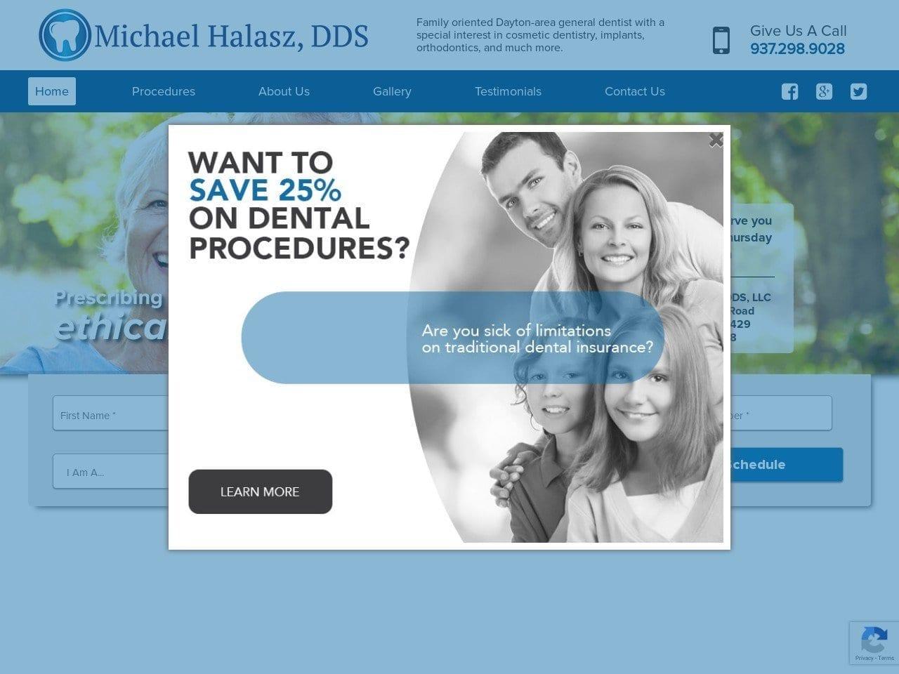 Michael H. Halasz DDS screenshot