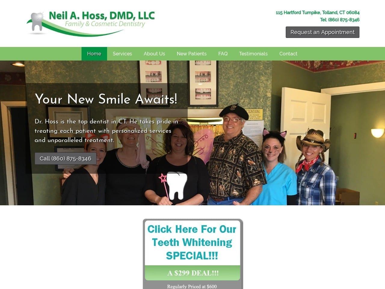 Neil Hoss DDS Dental Office screenshot