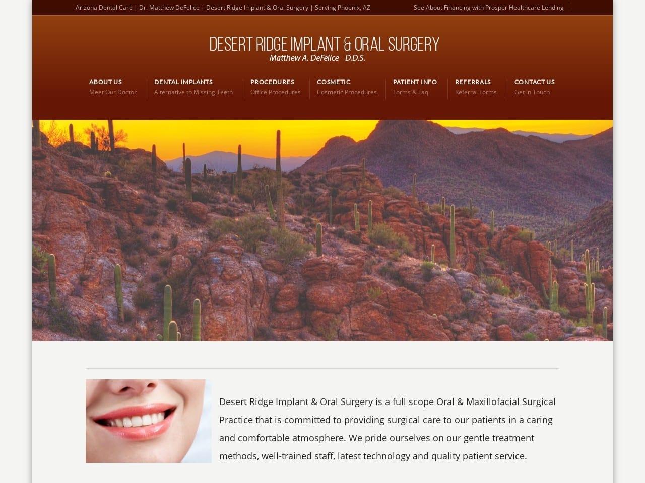 Desert Ridge Implant Dentist screenshot