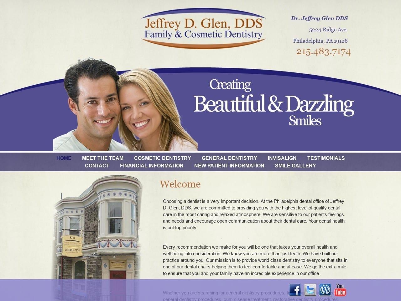Jeffrey D Glen DDS screenshot